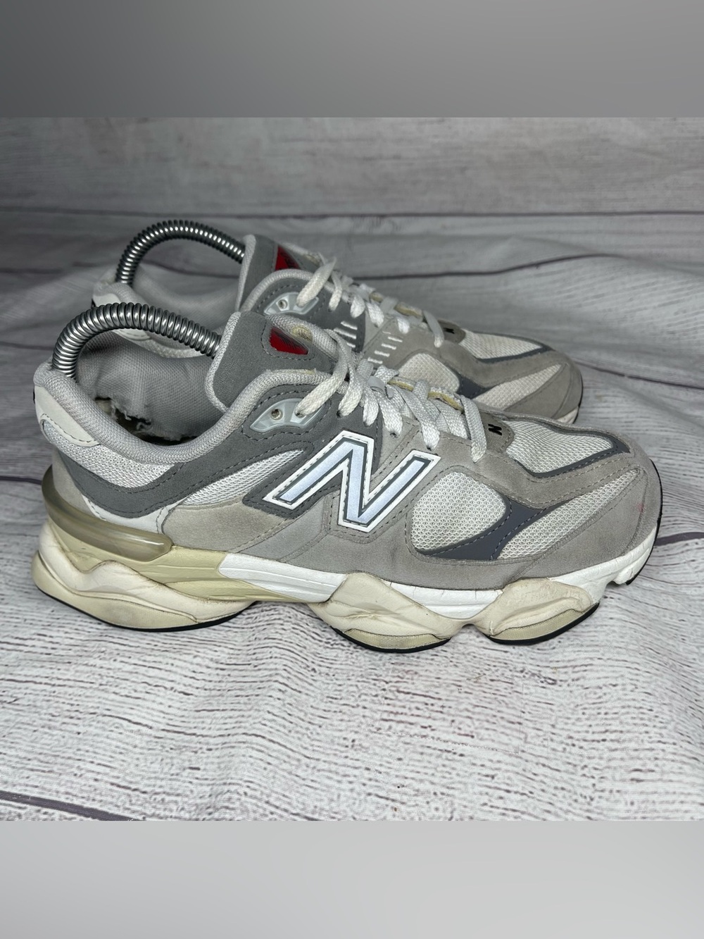 New Balance 9060 Big Kids 5/Women’s 6.5 Raincloud with Castlerock Shoes